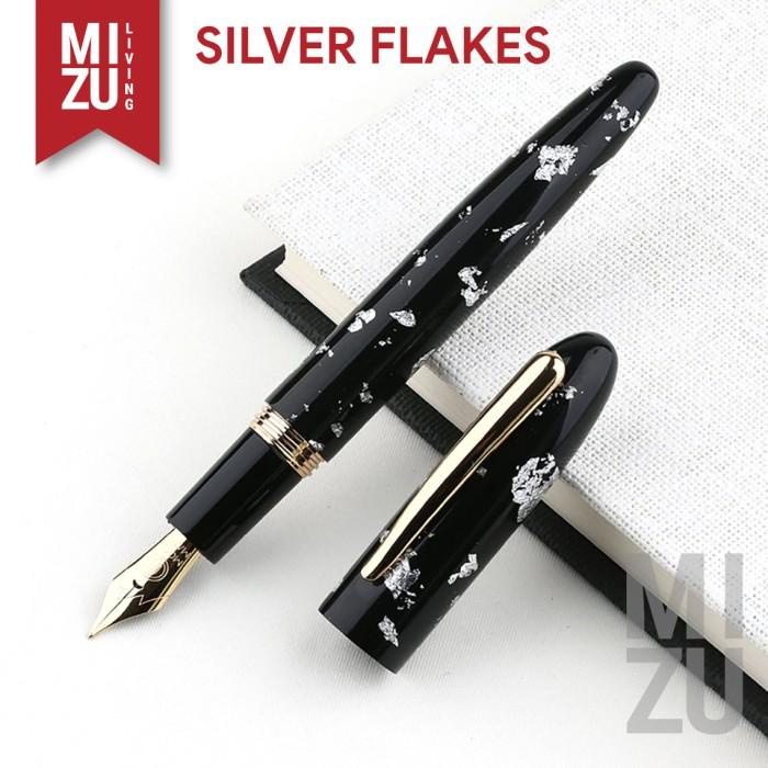 

MOONMAN M8 GOLD Flakes RADEN Seashell Fountain Pen Gold-Plated Nib F