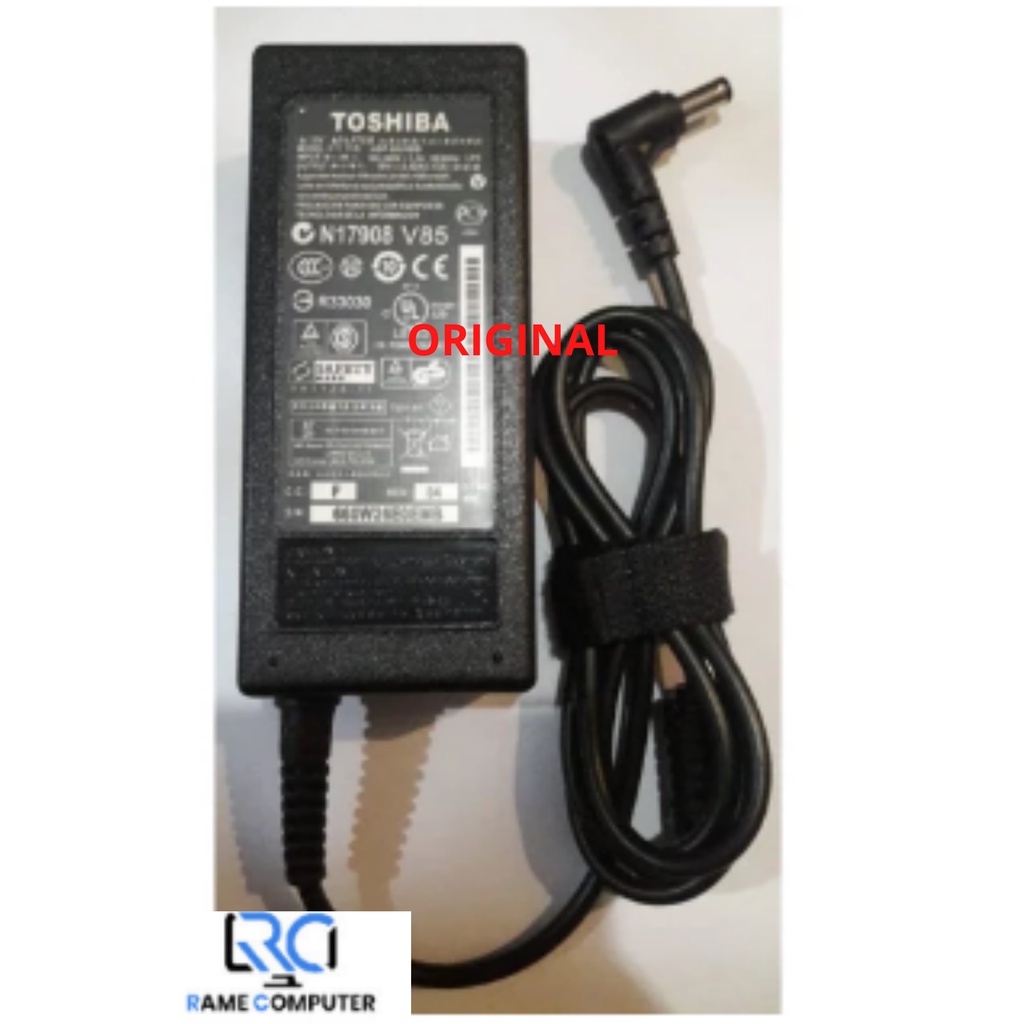 Adaptor Charger Laptop Toshiba 19V - 3.42A - ORIGINAL 5 mm x 2.5 mm