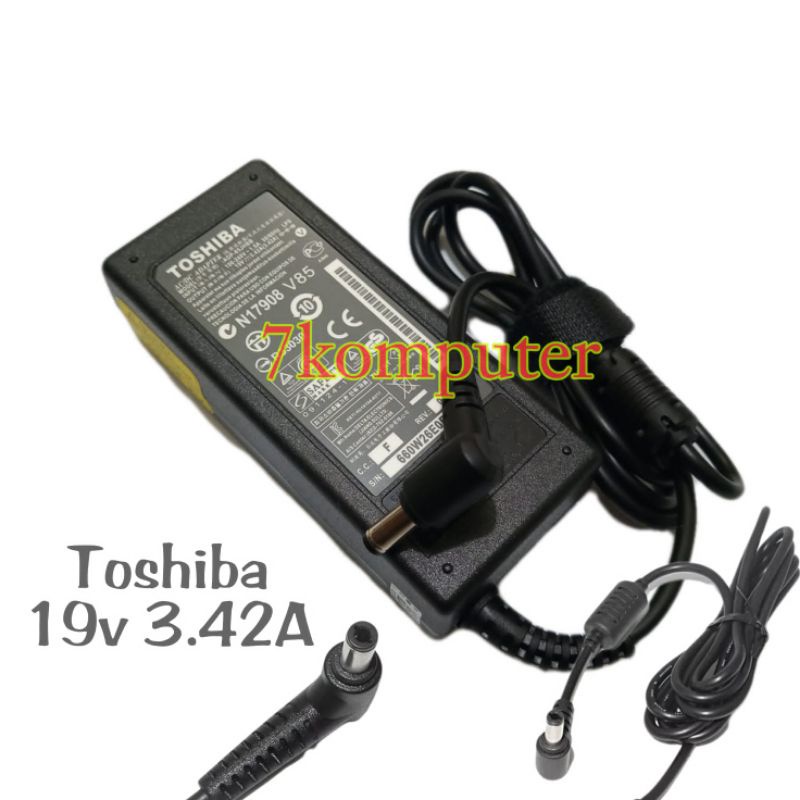 TOSHIBA Charger Laptop Satellite C600 C800 C640 L645 L745 L800 L510 19V 3.42a