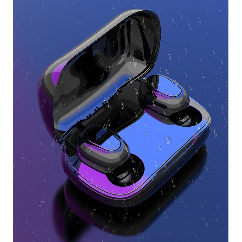 L21 bluetooth headset 5.0 in-ear stereo heavy low-voice binaural wireless headset with charging comp