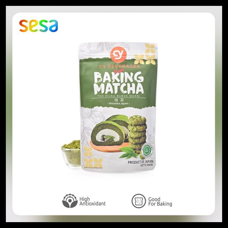 

TERBARUU!! CY Beverages Pure Baking Matcha Powder 100gr SALE