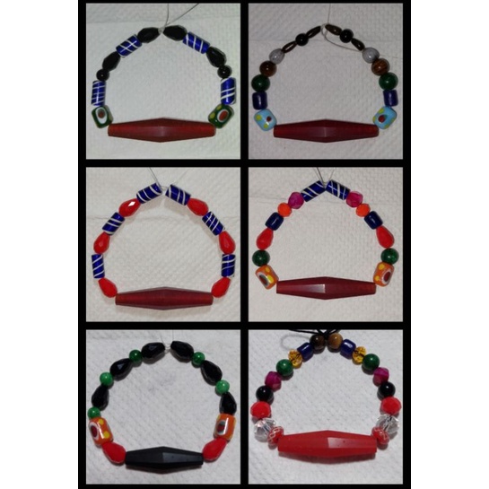 gelang lilis lamiang mix jelei pilus mix jelei batu khas dayak Kalimantan