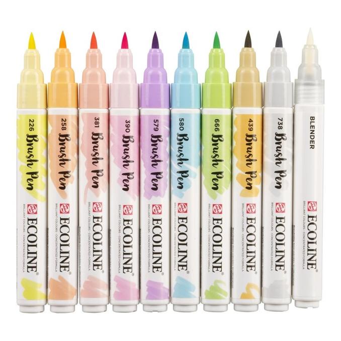

(BISA COD) ECOLINE BRUSH PEN BERKUALITAS Kode 713