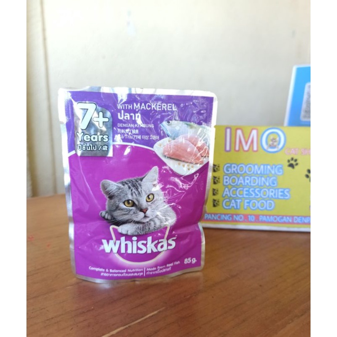 whiskas pouch saset makanan kucing