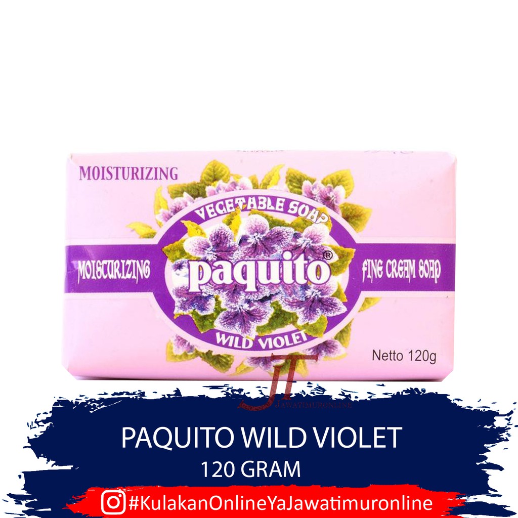 Sabun WILD VIOLET Original Paquito 120 gram - Paquito Wild Violet