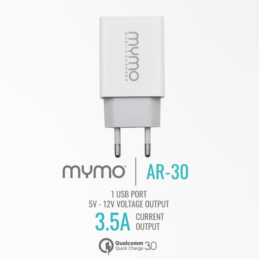 Travel Charger Fast Charging MYMO AR-30 Quick Charge 3.0 + Kabel Micro | AR-30