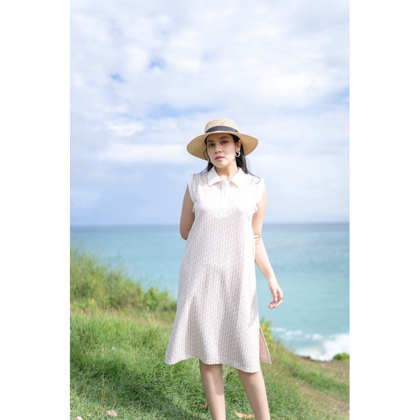 Beesails Yuma Midi Knit Dress | Dress Wanita | Dress Korea | Terusan Wanita | Terusan Rajut | formal