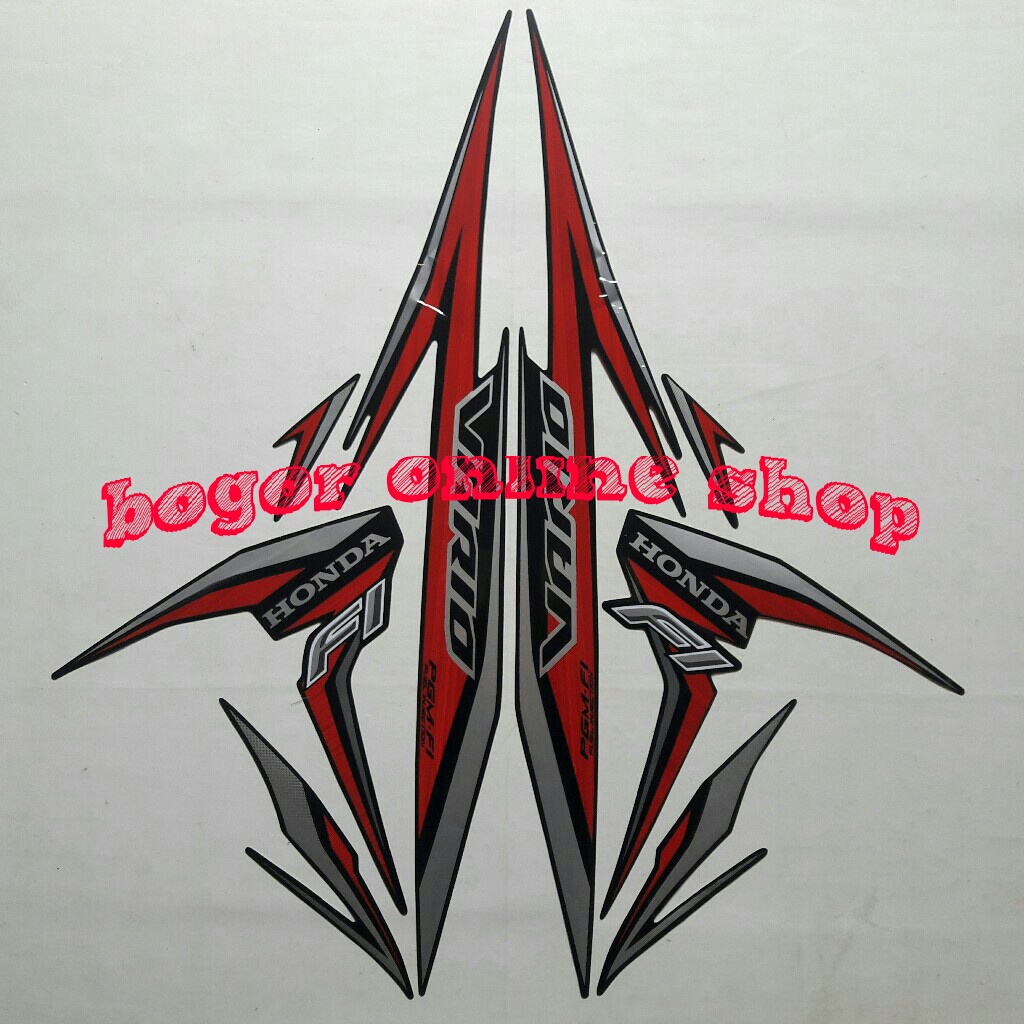 stiker striping motor vario cw fi 110 2015 hitam