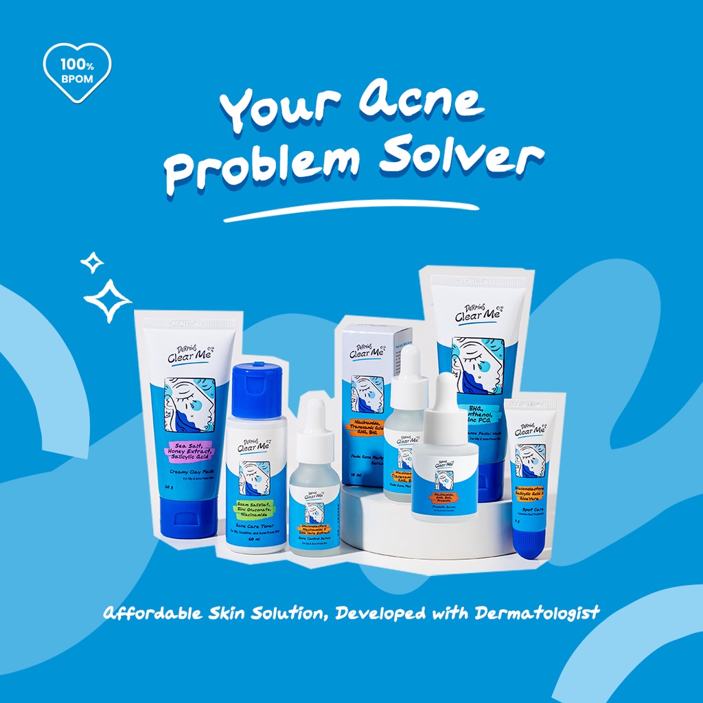 Dermies JPJKN Clear Me Acne Toner &amp; Serum - Perawatan Wajah Jerawat