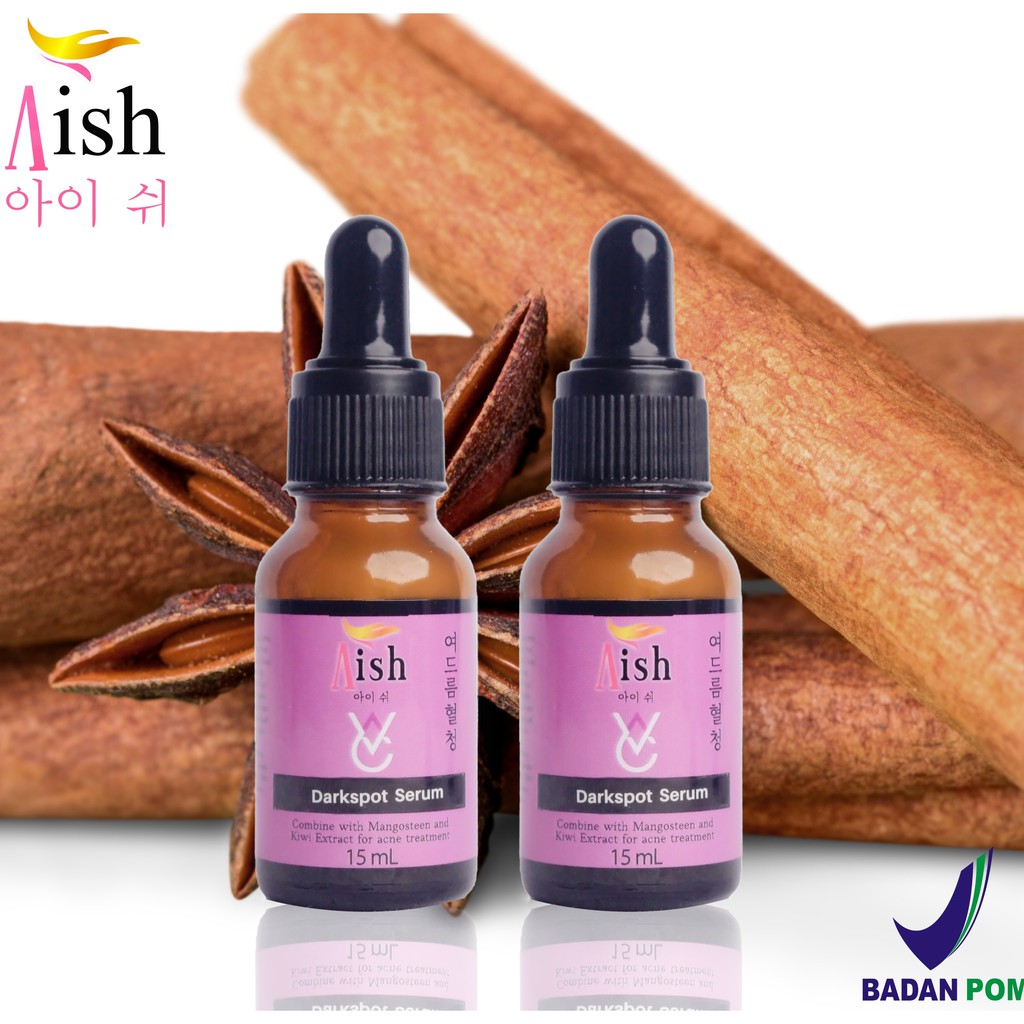 Aish Serum Korea/Aish Korean Serum/Paket Hemat 2 Aish Darkspot Serum - Bebas Flek hitam