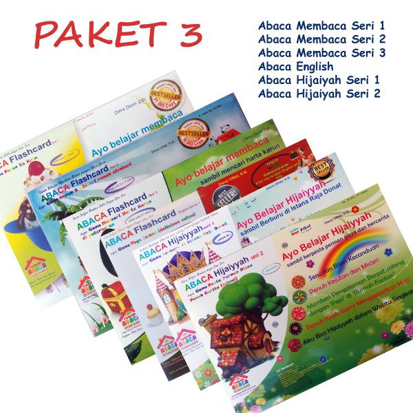 

Paket Abaca Flash Card 6 pcs