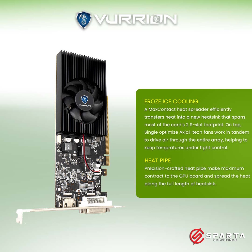 VGA Nvidia Geforce GT 1030 2GB GDDR5 Vurrion New Garansi Resmi