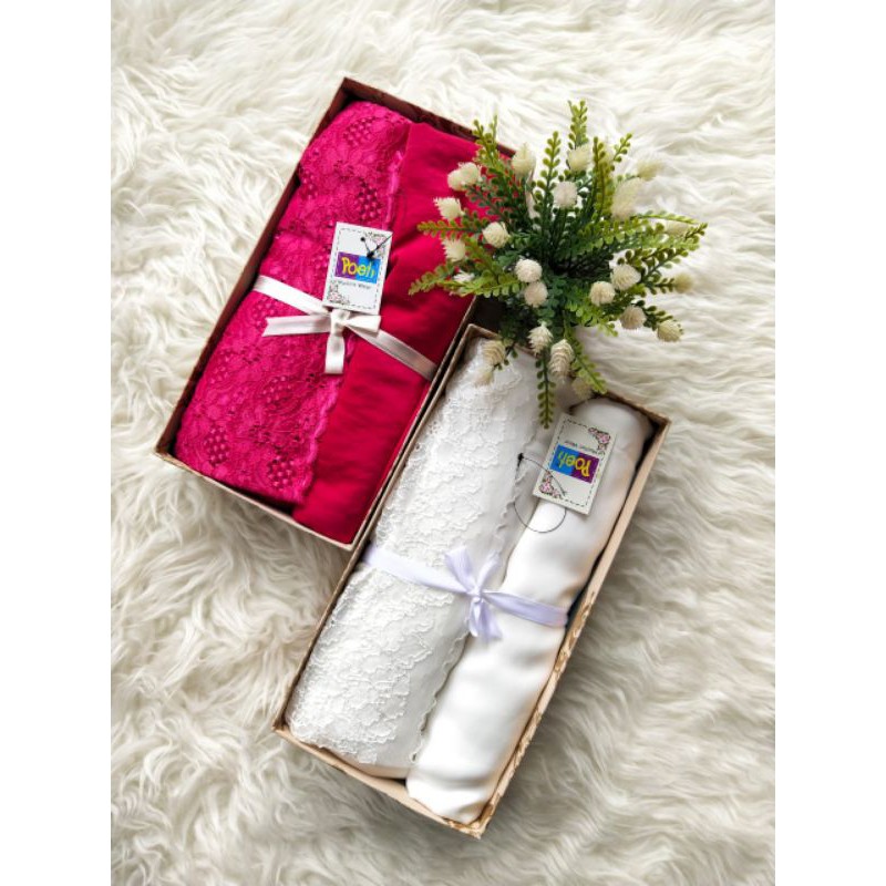 Mukena Poeti Polos Zara Silky l Termurah