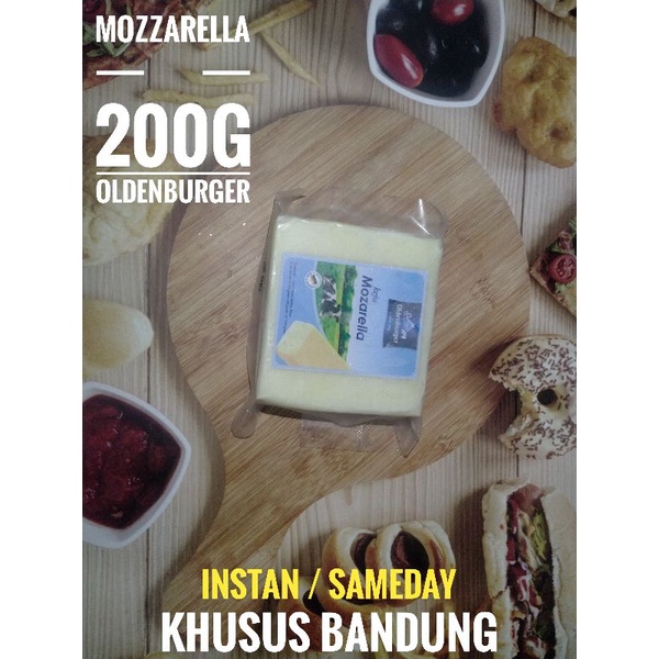 

PROMO!! KEJU MOZZARELLA 200 G OLDENBURGER KEJU LUMER TOPPING HOTANG CORNDOG STICK MOZZA MOZARELA MOZARELLA MOZZARELA