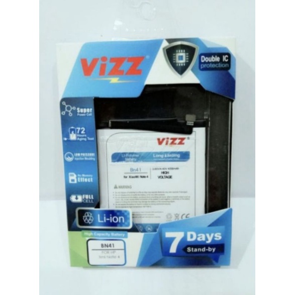 Baterai Original Vizz Double Power BN41