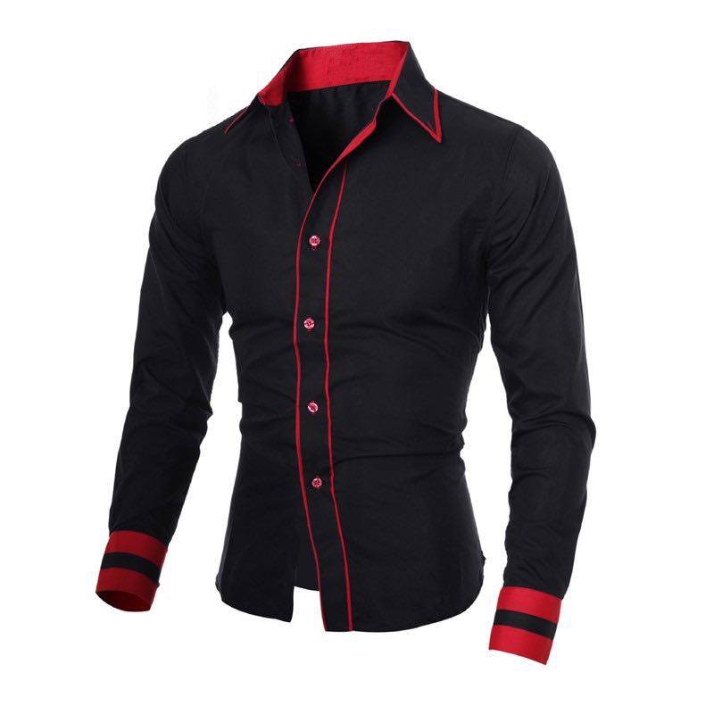 KEMEJA ATASAN HEM PRIA COWOK WARNA BLACK HITAM BAHAN KAIN KATUN DINGIN TEBAL PREMIUM IMPORT ORIGINAL