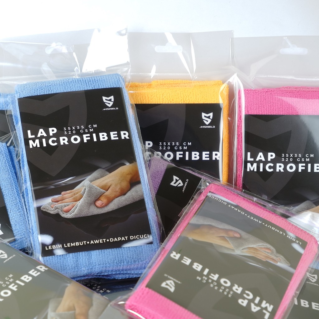 Kain Lap Microfiber Detailing Premium Quality 35x35 cm 320 GSM by Mizu Shield-2