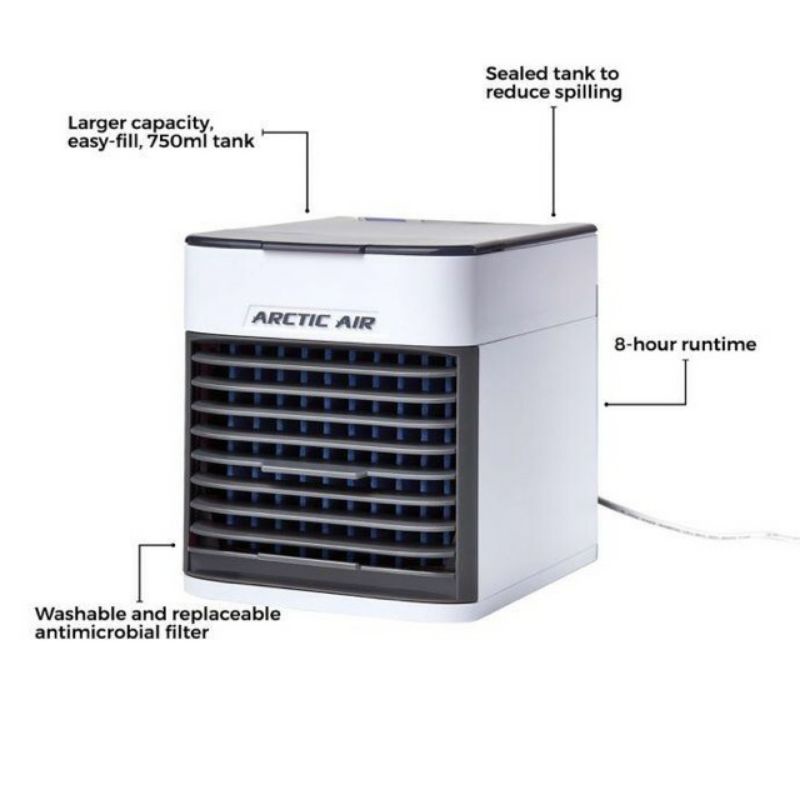 AC Mini Portable USB Arctic Air Ultra 2x Cooling Power - AC Mini