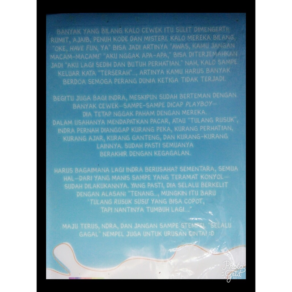 Diskon Novel Ori Tulang Rusuk Susu By Indra Widjaya Shopee Indonesia