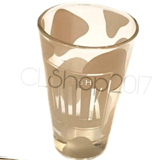 COW DRINKING GLASS 13 x R 7,5 cm