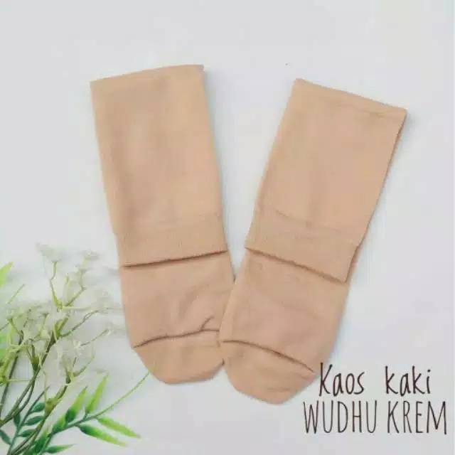 Kaos kaki wudhu muslimah warna warni