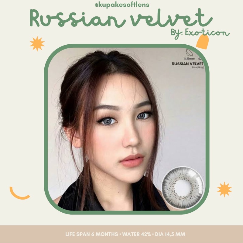 KUPAKESOFTLENS Russian Velvet Natural Softlens by Exoticon