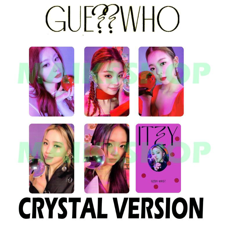 Itzy Guess Who Photocard Kpop