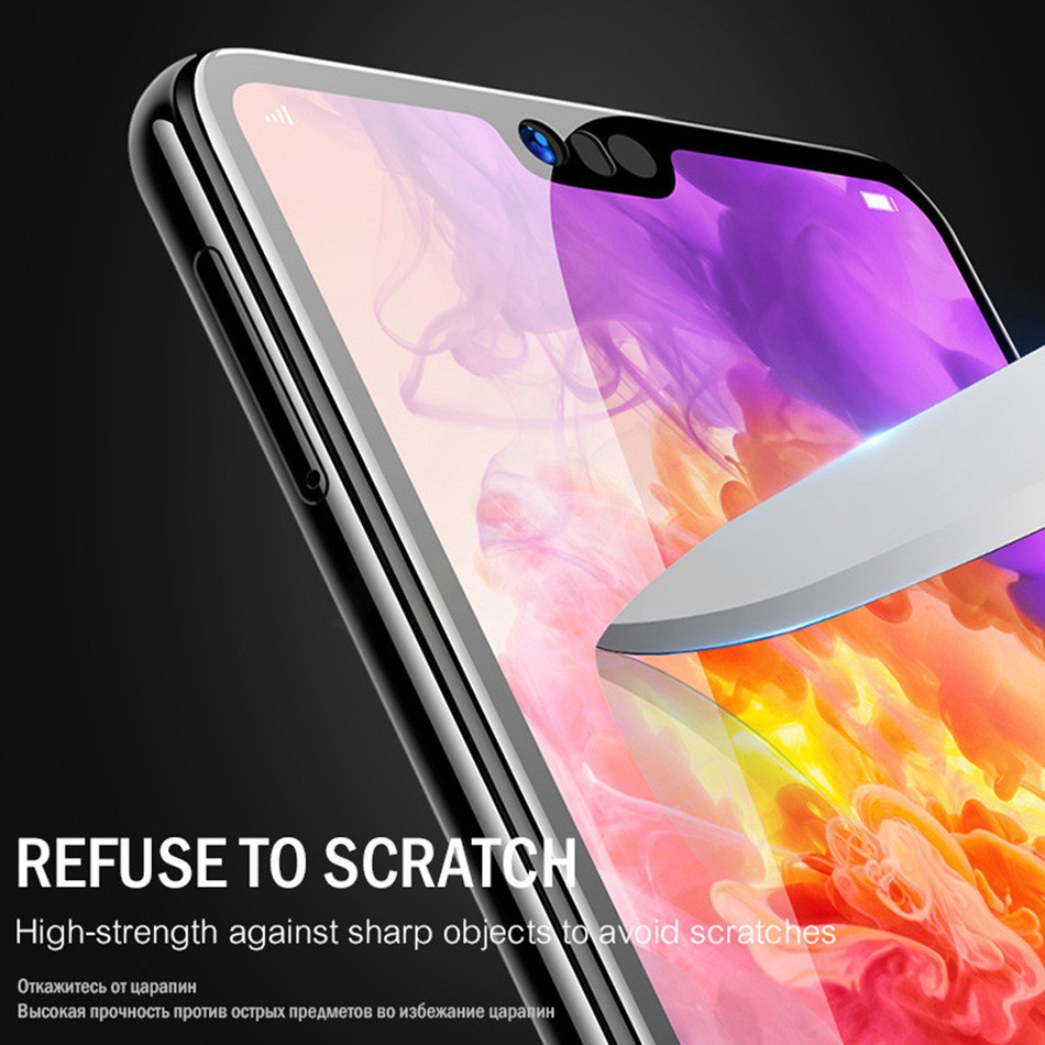 3-in-1 Screen Protector For Realme 7i Realme 7 Pro Realme C17 C15 C11 C12 C3 C2 Realme 6i 6 Pro 5i 5 Pro XT Reno 4 2F A5S A12 A7 9D Tempered Glass Film Lens Protective Clear Back Sticker IYA