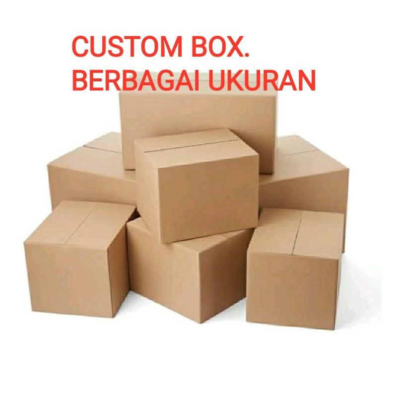 

Box Custom Kardus berbagai ukuran