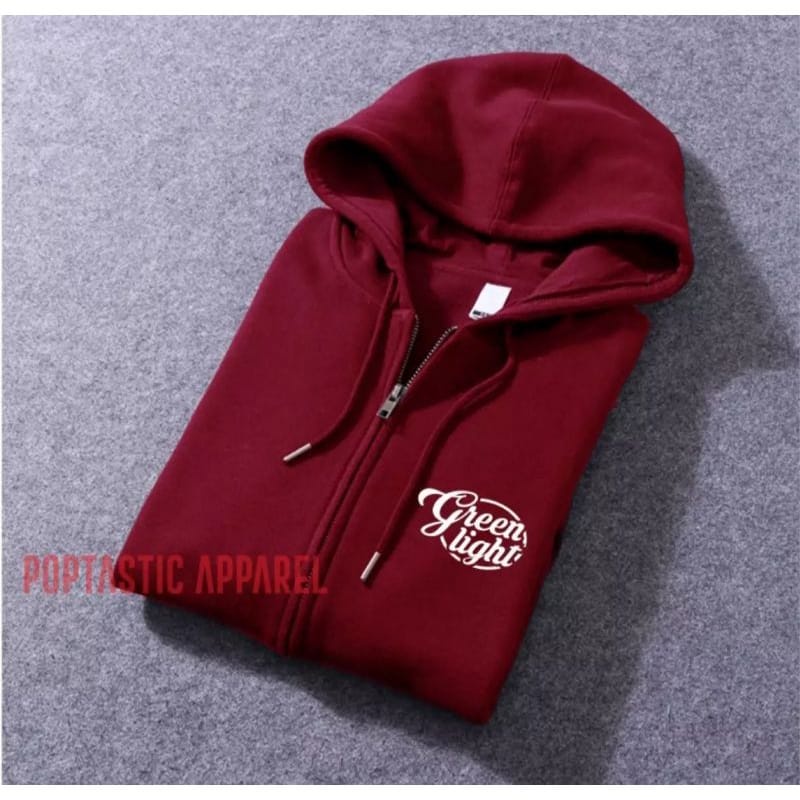 SWEATER PRIA GREENLIGHT OVERSIZEHOODIE MURAH BAHAN KATUN TEBAL BIG SIZE JUMBO