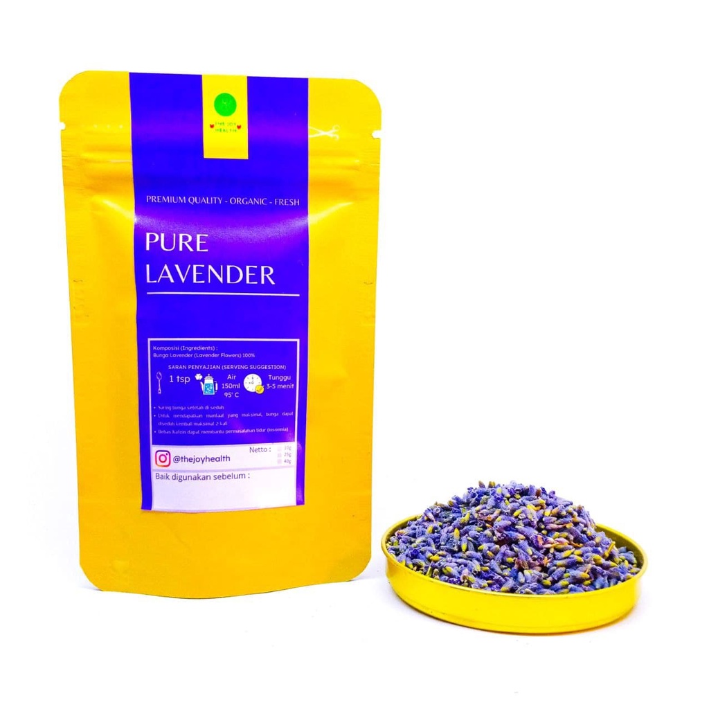 

Teh Lavender Premium Pure Lavender Insomnia Teh