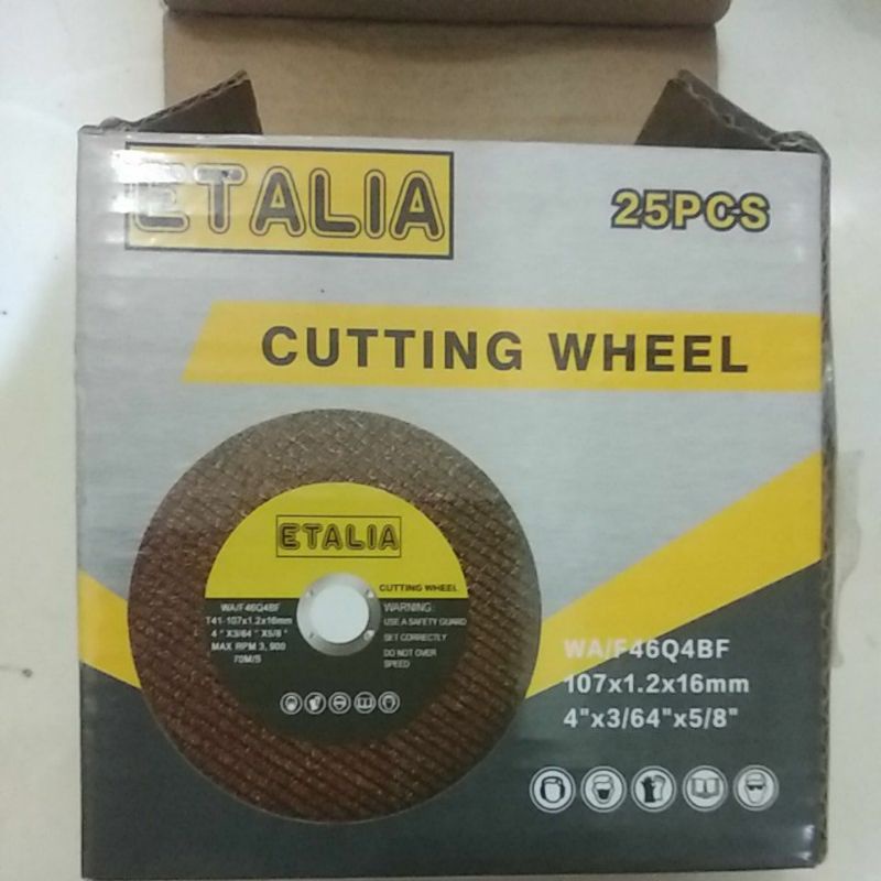 Batu Potong Besi / Cutting Wheel / Mata Gerinda Besi 4&quot;x1.2