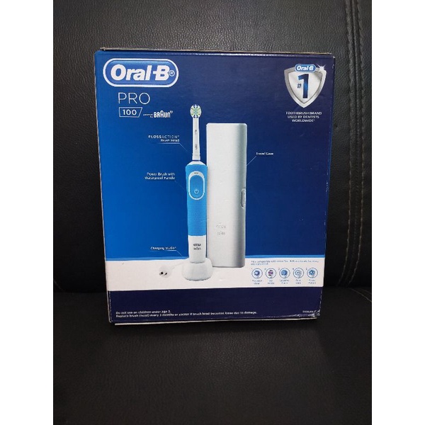 Oral B Pro100 electric toothbrush, sikat gigi elektrik Oral-B vitality 100