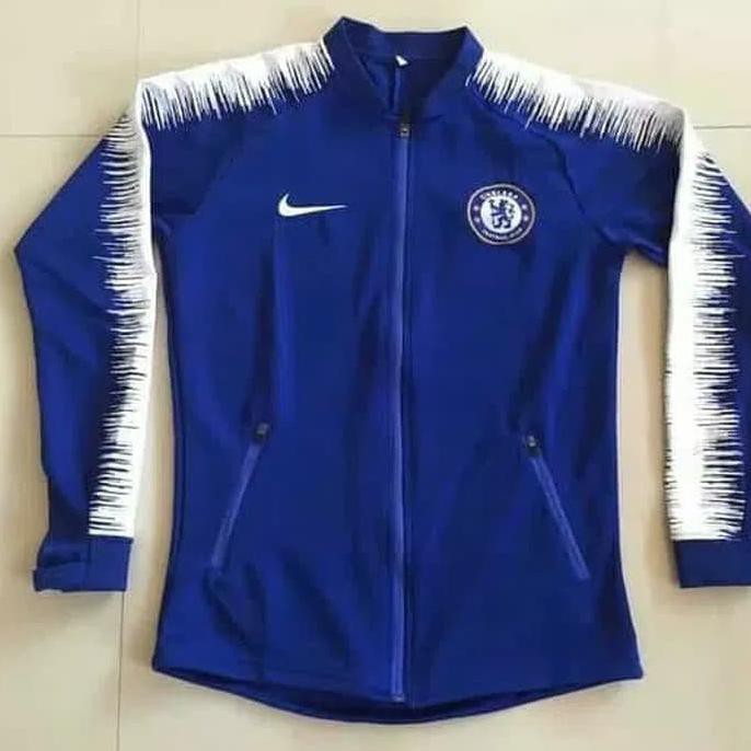 PR00M00 JAKET BOLA CHELSEA HOME BLUE OFFICIAL 2018-2019 GRADE ORI IMPORT MURAH