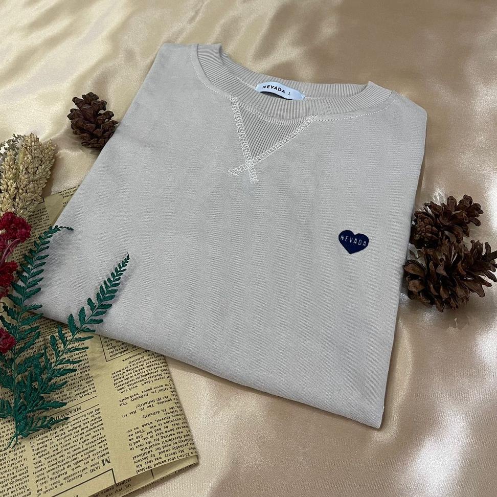 Import ✨Terbaik✨ (SWEATER POLOS) SWEATER NEVADA POLOS WANITA / SWEATER LOVE / SWEATER ORIGINALE mura