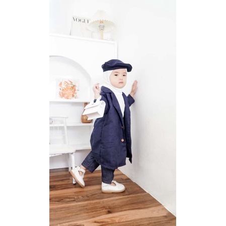 OUTER LONG COAT ANAK KOREAN STYLE PREMIUM KOREAN COAT BLAZER ANAK 1-10 THN korean coat by rumah ara blazer anak of