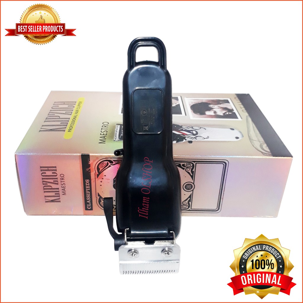 KLIPZICH Maestro Alat Cukur Rambut Rechargeable