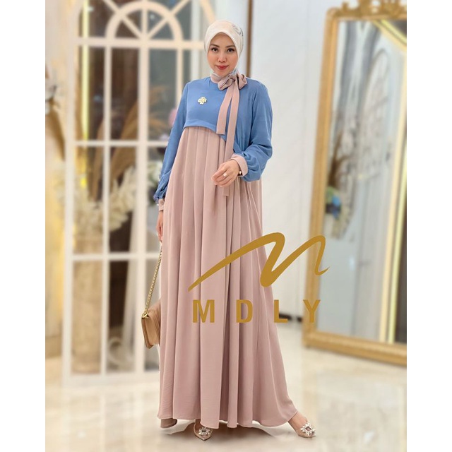 Gamis Atasan Wanita Terbaru Amor Set by Mdly 3003