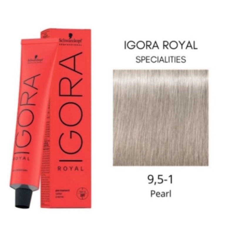 cat rambut igora royal 9,5/1 pearl