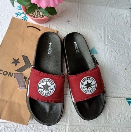 Sandal Slide Converse_Sandal pria Distro/Sandal Slop Terlaris