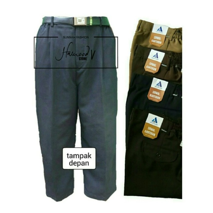 Pakaian Sunnah Sirwal Kantoran Antum