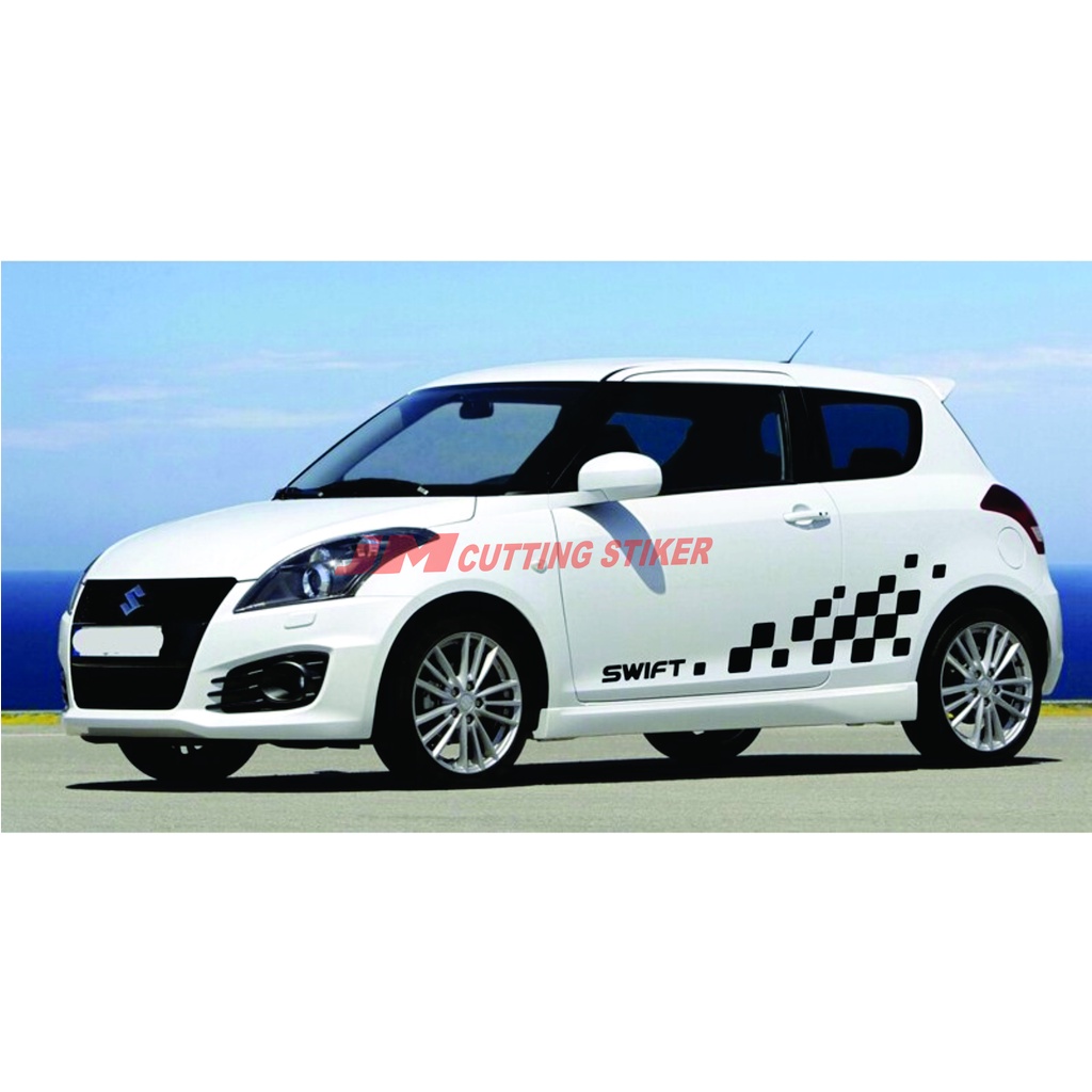 Stiker mobil suzuki swift stiker mobil swift sticker swift racing