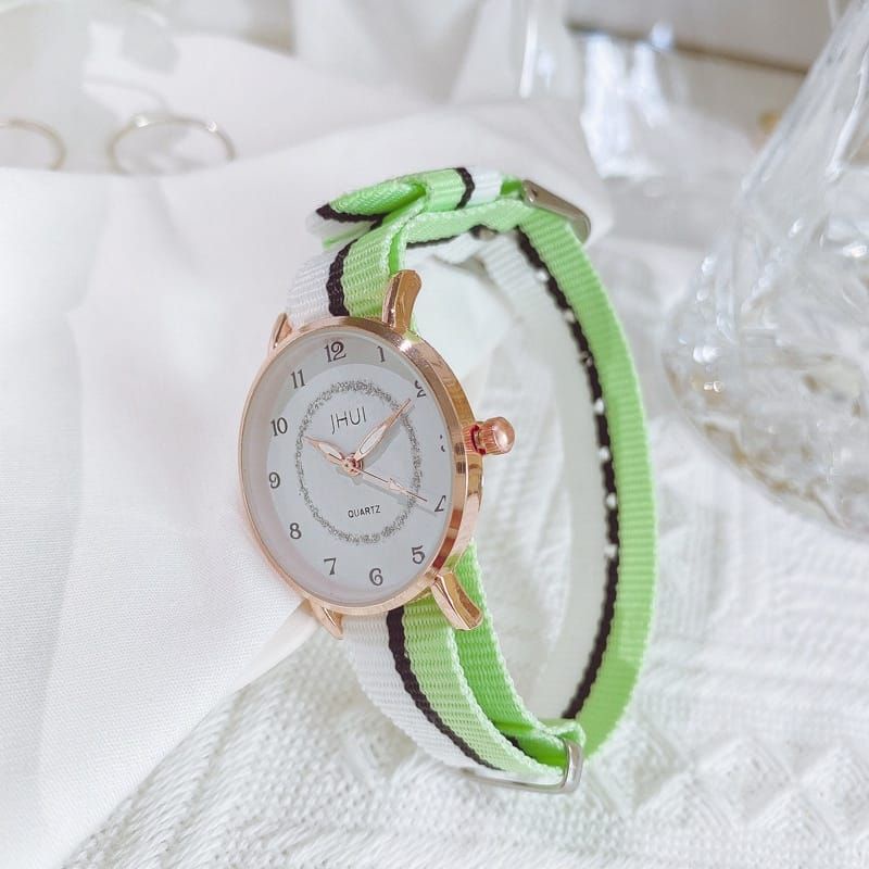 Medan Termurah Jam Tangan Analog Watch Canvas Strip Import