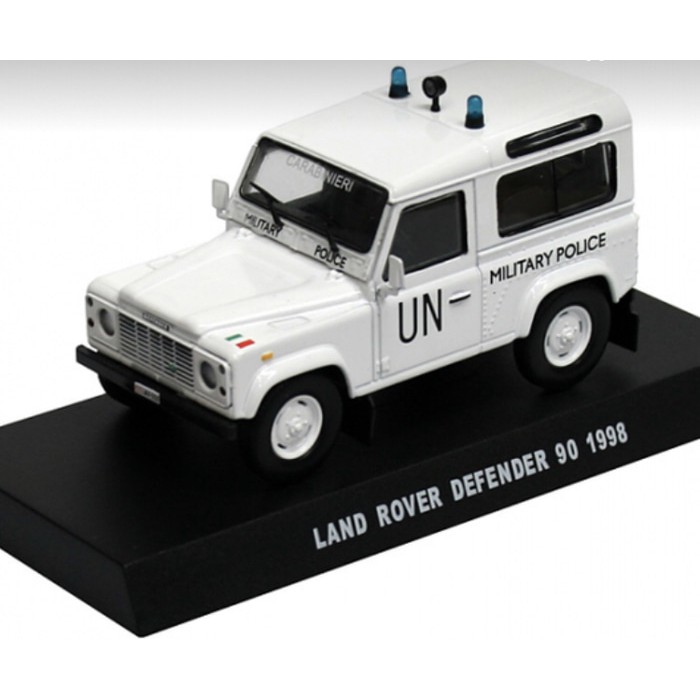 Diecast Kapal Perang - Diecast Mobil Perang - Miniatur Tank Diecast Land Rover Defender Un 1/43 By