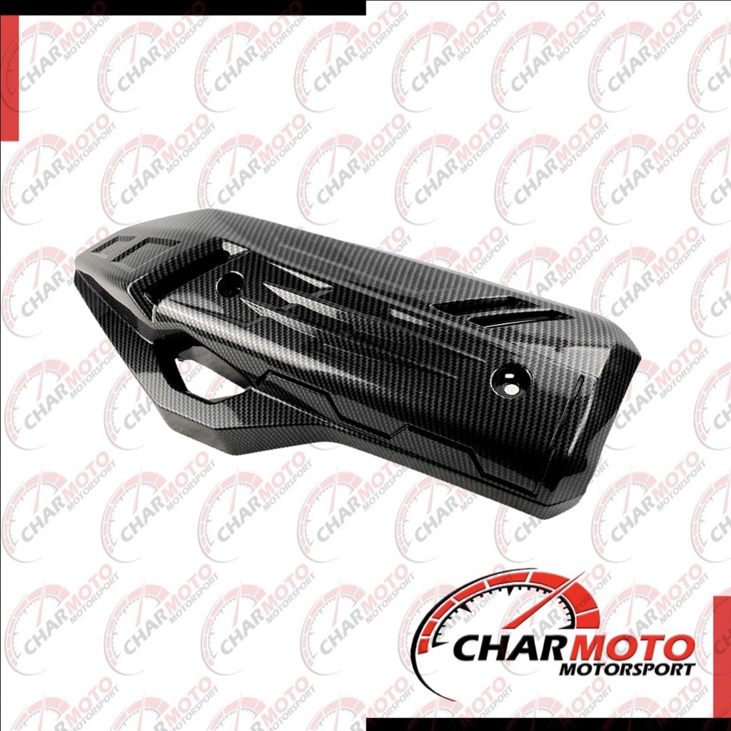 Cover Knalpot Honda Vario 160 PCX 160 Carbon / Tutup Karbon Nemo PNP - Charmoto