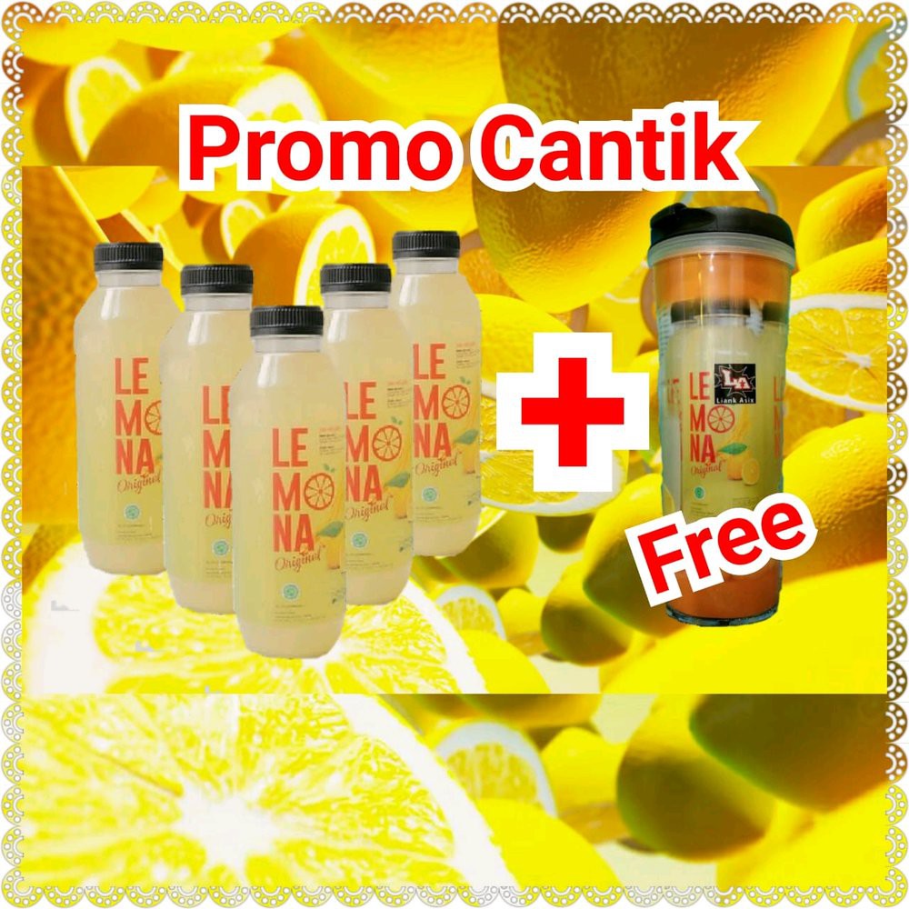

Promo Beli 5 Lemona free Tumbler Cantik - Sehat Tidak Perlu Mahal - Minuman Kesehatan Alami Sari Lem