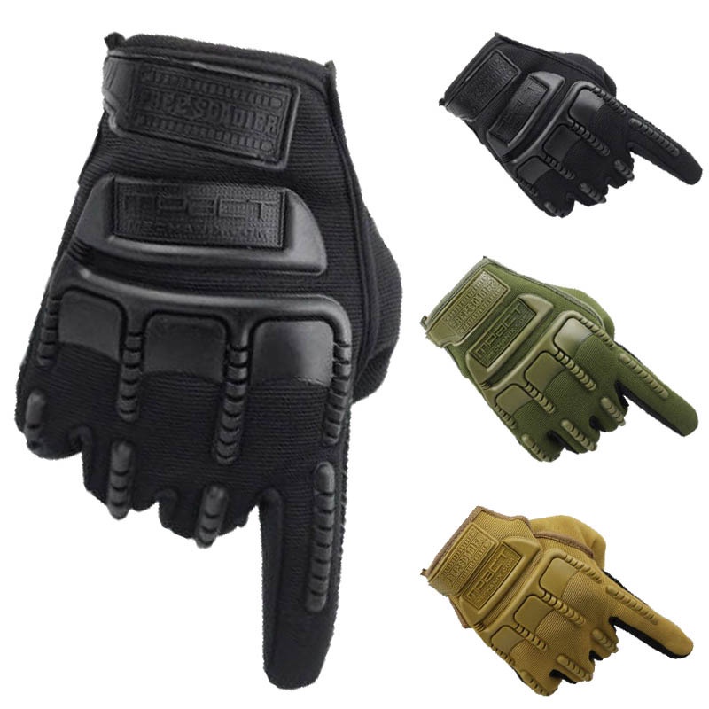 SARUNG TANGAN SEPEDA MOTOR - Sarung Tangan Anti Slip Gloves Half Finger Gym Fitness Motor Bike