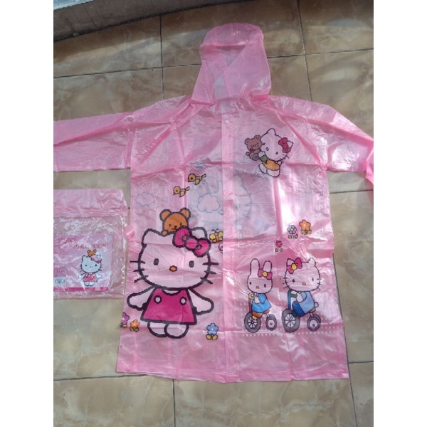 Jas Hujan Terusan Anak Import Murah / Ukuran Besar /Ada Ransel Backpack