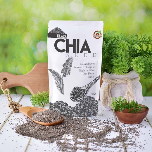 

Organic Black Chia Seeds 150 Gr