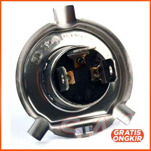 Lampu Mobil Headlight Halogen H4 4000K 35 35W 1 PCS P43T